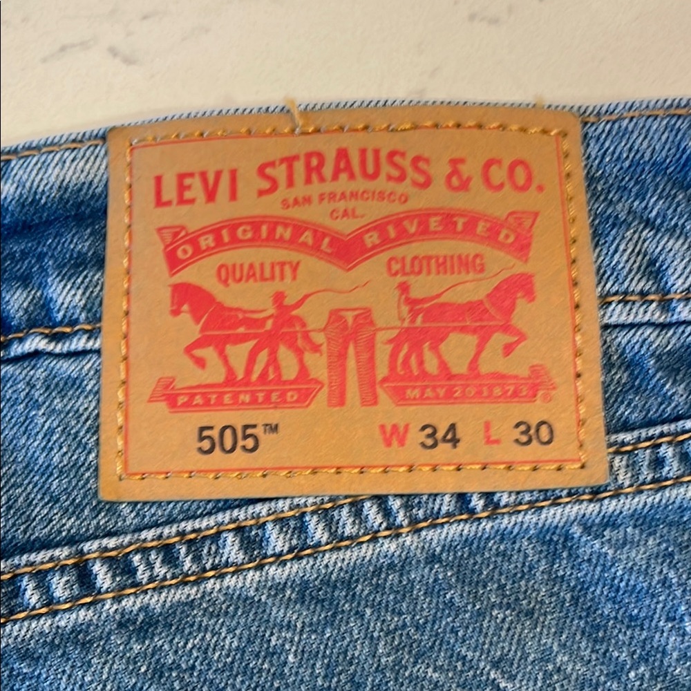 Levi's 505 Straight Jeans Classic Style 34x30